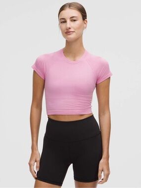 Lululemon Swiftly Tech Cropped Short Sleeve Shirt 2.0
